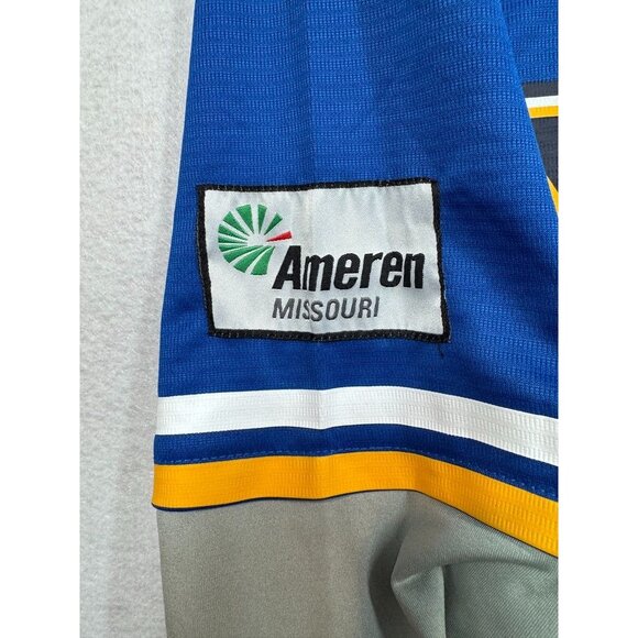 St Louis Blues Hockey Jersey #24 Bernie Federeko Hooded Top Ameren SGA Adult XL - Picture 7 of 9